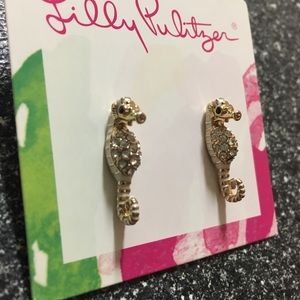 Lilly Pulitzer seahorse earrings
